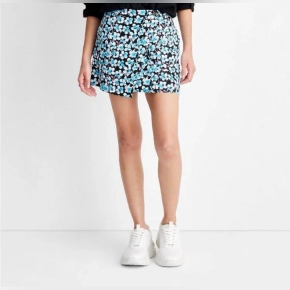 Future Collective Gabriela Karefa Johnson Floral Cargo Skirt Size 2